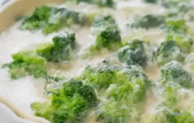 Köstliche Camembert-Quiche mit Brokkoli
