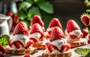 Köstliche Erdbeer-Törtchen für den Sommer