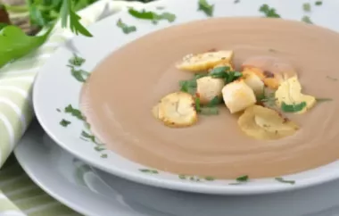 Köstliche Maronicremesuppe - ein wärmender Genuss für die kalte Jahreszeit