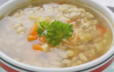 Köstliche Rollgerstesuppe für kalte Tage