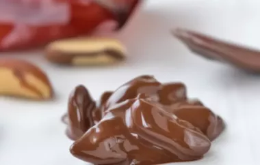 Köstliche Schokolade-Paranuss-Splitter