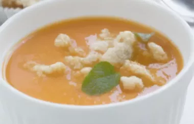 Köstliche Süßkartoffel-Birnen-Suppe