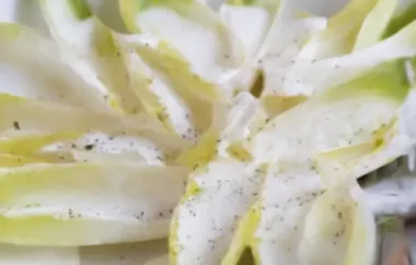 Köstlicher Chicoreesalat mit Ingwer