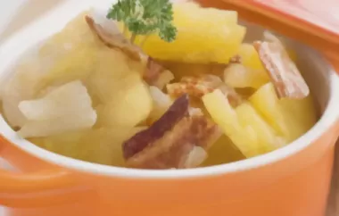 Köstlicher deftiger Speck-Kartoffelsalat