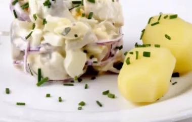 Köstlicher Heringssalat mit selbstgemachter Blitz-Mayonnaise