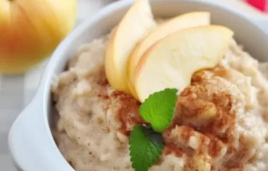 Köstlicher Milchreis mit fruchtigem Apfel