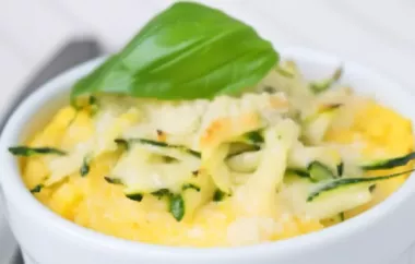 Köstlicher Polenta-Auflauf mit Zucchini