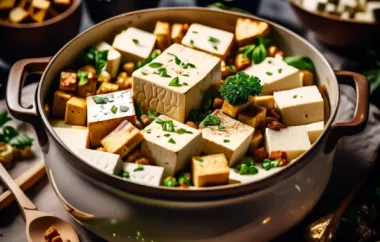 Köstlicher Tofu-Eintopf mit Erdnüssen