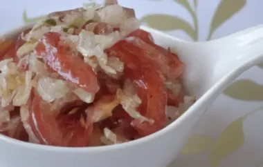 Köstlicher Tomatensalat mit Kräutermarinade