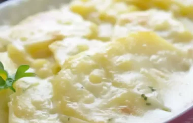 Köstliches Kartoffelgratin - ein einfacher und herzhafter Genuss
