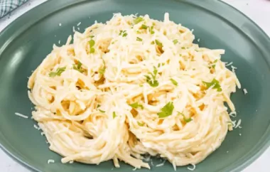 Köstliches Rezept für cremige Spaghetti Alfredo