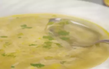 Köstliches Rezept für eine herzhafte Hühnersuppe mit Nudeln