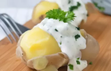Köstliches Rezept für Kartoffeln mit Sauerrahm