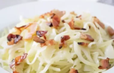 Köstliches Rezept für Krautsalat mit knusprigem Speck