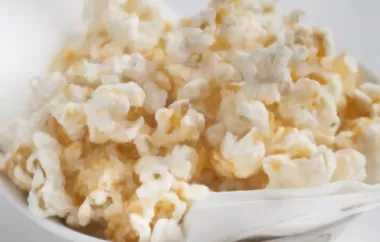Köstliches und einfaches Rezept für selbst gemachtes Popcorn