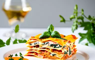 Kürbis-Lachs-Lasagne - Eine außergewöhnlich leckere Variation