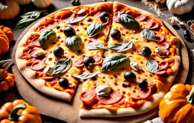 Kürbis-Pizza - Ein herbstlicher Genuss für die ganze Familie