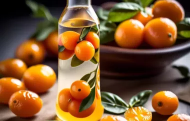 Kumquat Essig Rezept - Fruchtiger Essig zum Verfeinern von Salaten