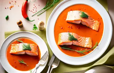 Lachs mit Paprika - Ein köstliches und gesundes Gericht