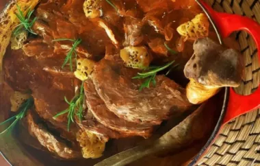 Lammschlegel in Rotweinsauce - Ein herzhaftes und aromatisches Gericht