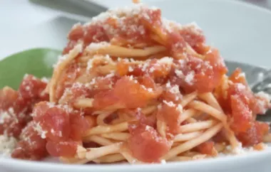 Lange und leckere Tomatensauce - Rezept