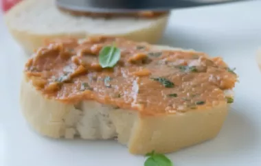 Leckere Basilikumbutter mit frischen Tomaten