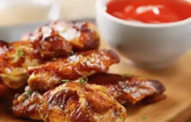 Leckere Chicken Wings mit einer süßen Honigglasur