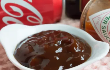 Leckere Grillsauce mit einer besonderen Zutat - Cola!