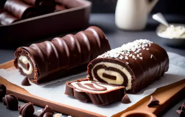 Leckere Schokoladenrolle - ein einfaches und köstliches Rezept