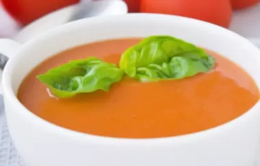 Leckere und gesunde Ingwer-Tomatensuppe