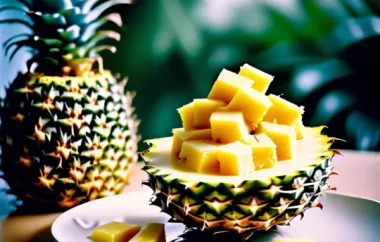 Leckerer Ananas-Kokoskranz mit luftigem Blätterteig