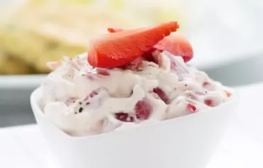 Leckerer Erdbeer-Dip für Snacks und Desserts