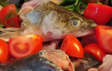 Leckerer Fischfond mit erfrischendem Gemüse