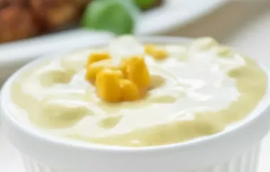 Leckerer Mais-Curry-Dip für Partys und Snacks