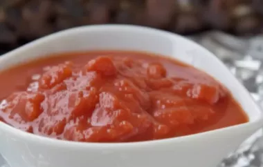 Leckerer Tomaten-Dip zum Dippen und Verfeinern von Gerichten