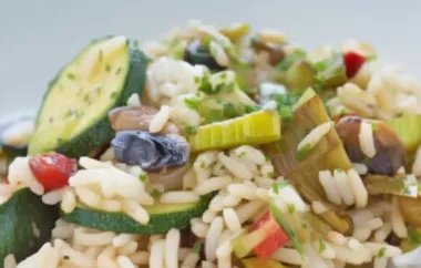 Leckerer vegetarischer Reis mit Gemüse