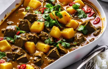Leckeres Curry mit Kichererbsen und Mango