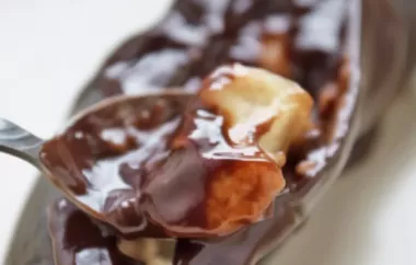 Leckeres Dessert vom Grill: Schokobanane mit einer köstlichen Schokoladenfüllung
