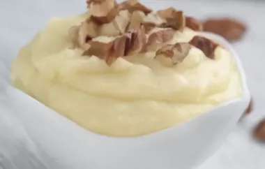 Leckeres Kartoffelpüree mit Pecannüssen