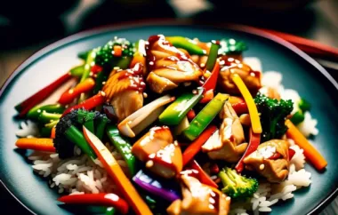 Leckeres Rezept für ein Asia-Wok Gericht mit zartem Hühnchenfleisch und buntem Gemüse