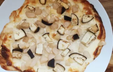 Leckeres Rezept für eine cremige und würzige Weiße Pizza