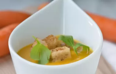 Leckeres Rezept für eine fruchtige Karotten-Most-Suppe