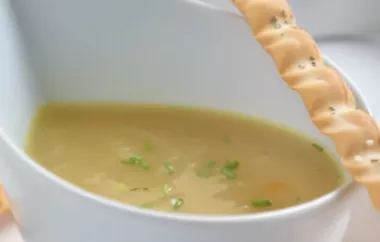 Leckeres Rezept für eine köstliche Zwiebelsuppe