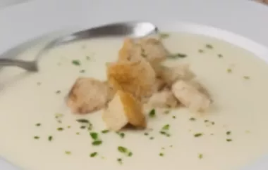 Leckeres Rezept für eine weiße Rübensuppe