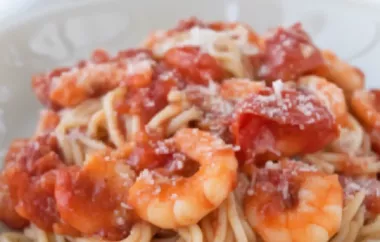 Leckeres Rezept für Garnelenpasta