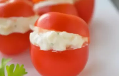 Leckeres Rezept für gefüllte Tomaten