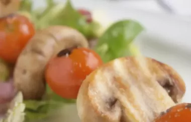 Leckeres Rezept für gegrillte Champignons