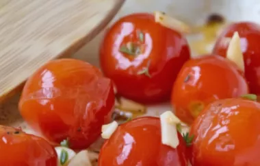 Leckeres Rezept für karamellisierte Tomaten