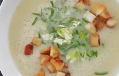 Leckeres Rezept für Kartoffelsuppe mit Kopfsalat