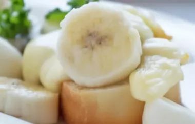 Leckeres Rezept für Mozzarella-Bananen-Brötchen